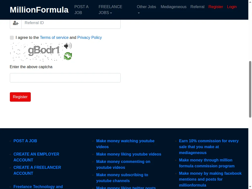 Screenshot from found problem